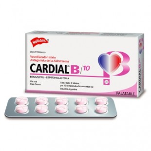 CARDIAL B 10 MG PALATABLE X 2 BLISTER